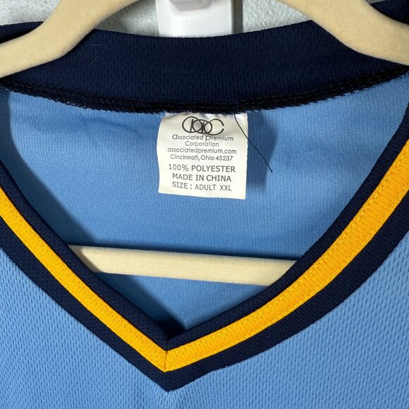 Milwaukee Brewers Paul Molitor #4 Replica 80s Blue V-Neck Jersey Adult XXL - Picture 9 of 9